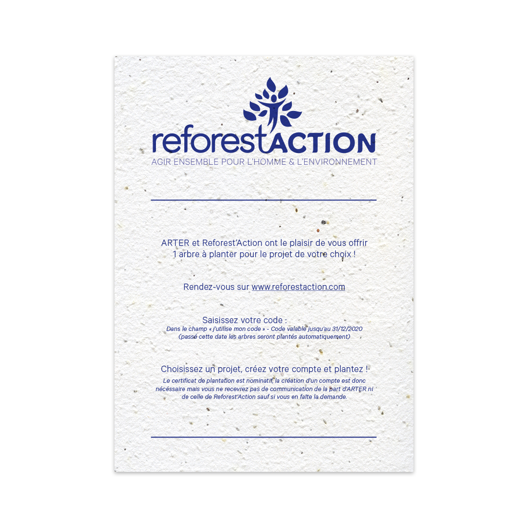 carte à planter format A5